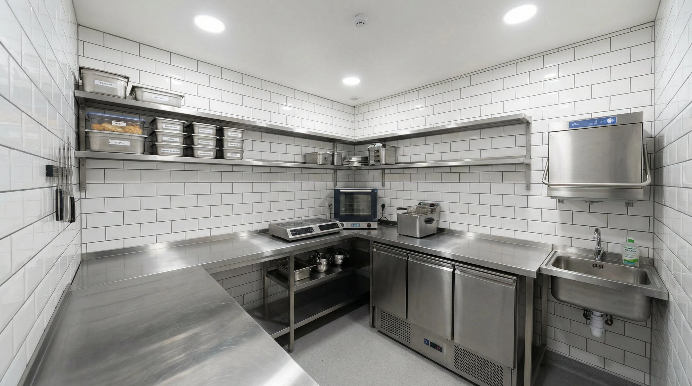 Espace production cuisine professionnelle modulaire